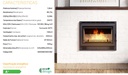 INSERTABLE CHIMENEA LEÑA CANALIZABLE R8A 7,8kW METLOR