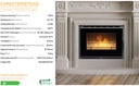 INSERTABLE CHIMENEA LEÑA CANALIZABLE CRISTAL SERIGRAFIADO ELOS 70 VITRUS 7,8kW METLOR