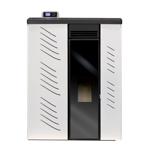 ESTUFA DE PELLES CON VENTILADORES 10kW SLIM CRISTAL CANALIZABLE NAGRA METLOR