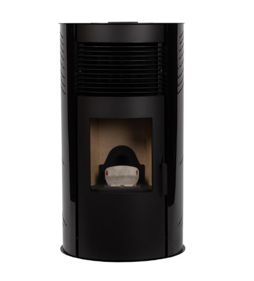 ESTUFA DE PELLES CON VENTILADORES 11kW NOA NEGRA METLOR