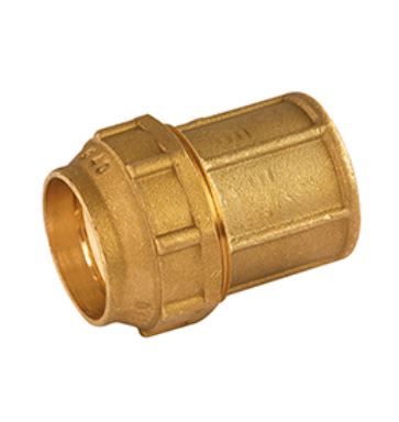 ENLACE HEMBRA SYC 63x2" LATÓN PARA PE