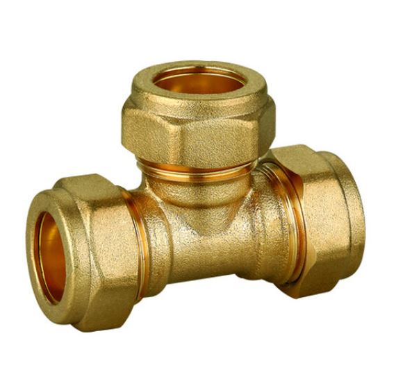 TE HERMETO 28 COMPRESION COBRE