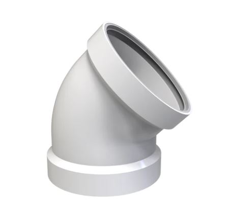 CODO 45º ALUMINIO LACADO 80 CONVESA ALCC08