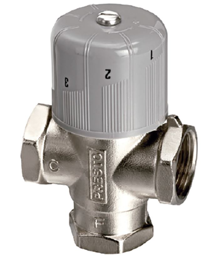 VÁLVULA MEZCLADORA TERMOSTÁTICA 3/4" PRESTO 99200