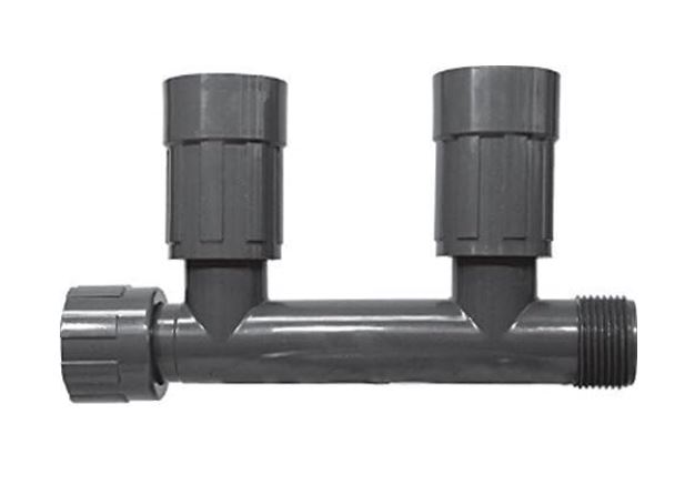 COLECTOR 2 SALIDAS 1” H X 1” M. 2 SALIDAS: 1” H - RAIN BIRD