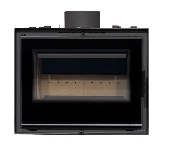 CHIMENEA INSERTABLE LEÑA HIDRO LLAR S VITRUS MINI 16,4kW METLOR