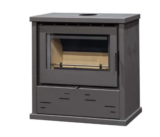 ESTUFA LEÑA CON VENTILADORES BELL 11 7,8kW METLOR