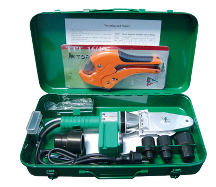 POLIFUSOR CON MATRICES, TIJERA CORTATUBOS Y MALTIN 20/40 PPR TORO 25