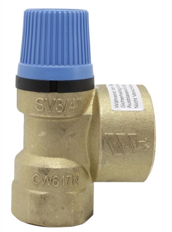 VALVULA SEGURIDAD 3/4"x1" H-H 3,5bar SV WATTS