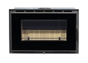 INSERTABLE CHIMENEA LEÑA CANALIZABLE CRISTAL VITRIFICADO ELOS 80 VITRUS 7,8kW METLOR