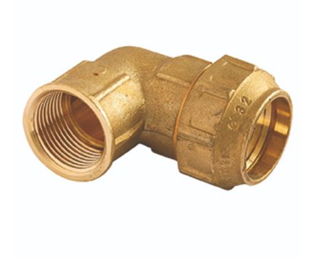 CODO HEMBRA SYC 63x2" LATÓN PARA PE