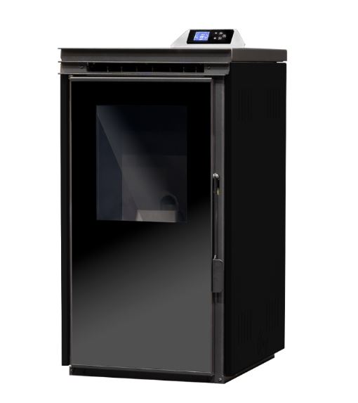 ESTUFA DE PELLETS CON VENTILADORES 8,2kW ADRIANA 8 CRISTAL NEGRA METLOR