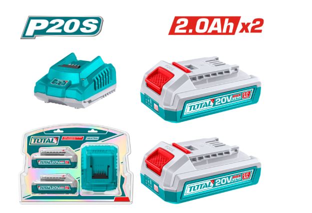 PACK 2 BAT 2A Y CARG TFBCPK2212E  TOTAL