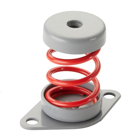 AMORTIGUADOR DE SUELO CON MUELLE ROJO M-8 50kg