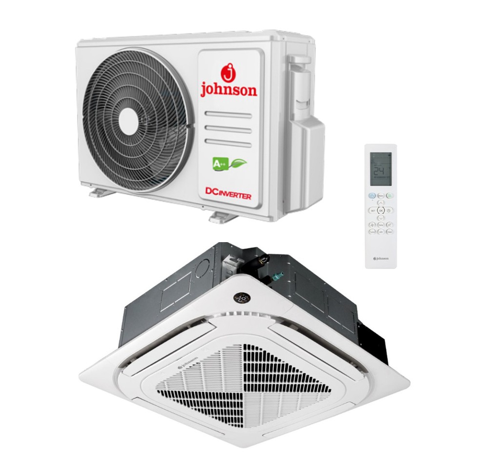 Aire acondicionado Cassette 1x1 3,5kW JCMV3 JCM35V3K (unidad interior + unidad exterior) Johnson