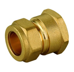 [158191610] RACOR HERMETO HEMBRA 16x1/2 COMPRESION COBRE