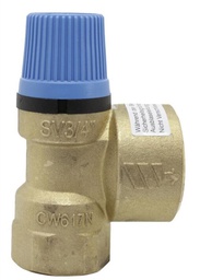 [2838055BI] VALVULA SEGURIDAD 1"x1,1/4" H-H 5bar SV WATTS