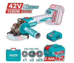[364642289] AMOLADORA 115MM BATERIA 42V TAGLI4128112E (S) TOTAL